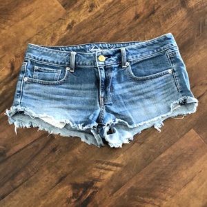 American eagle festival denim shorts size 8